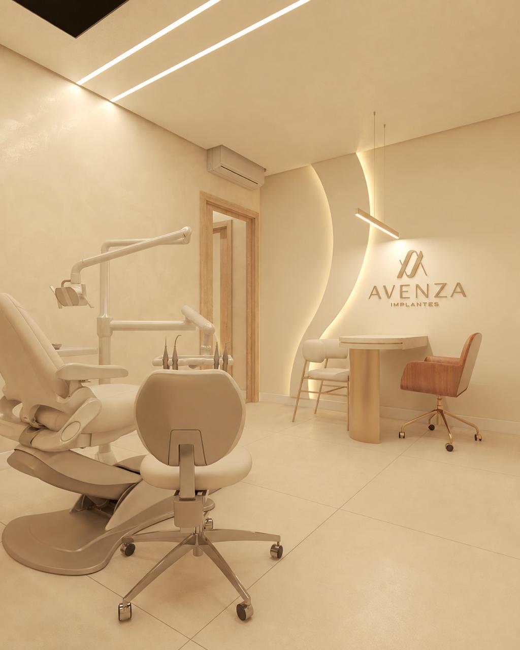 Recepção da clínica Avenza Implantes